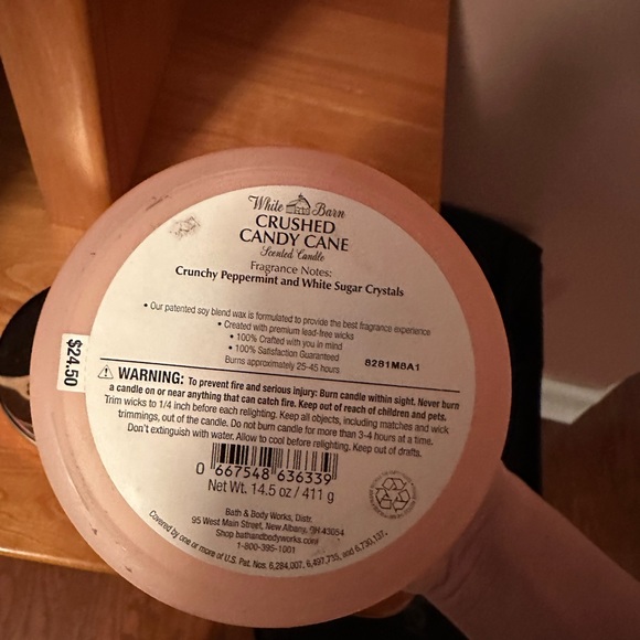 B&BW CANDLE: CRUSHED CANDY CANE - Picture 3 of 3